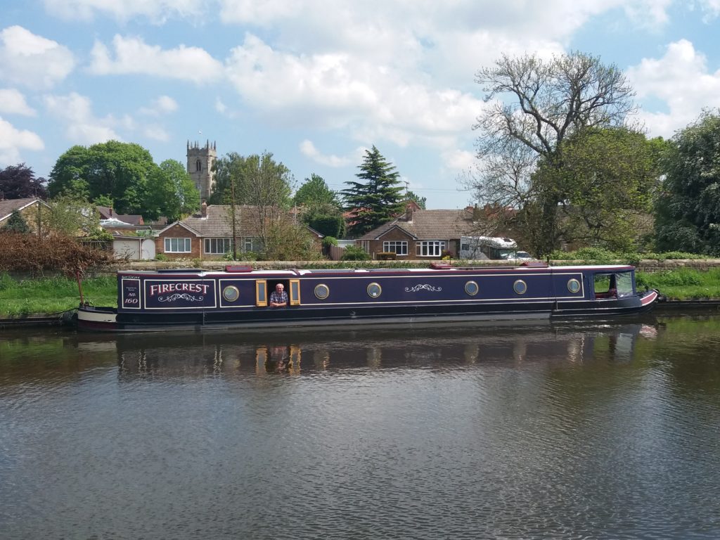 Firecrest moored at Barnby Dun